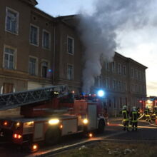 Gebäudebrand - Großenhain: Remonteplatz - Foto 1